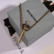 Okify Balenciaga Sword Necklace  - 5