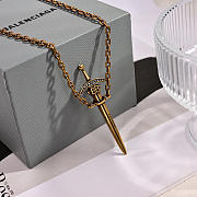 Okify Balenciaga Sword Necklace  - 4