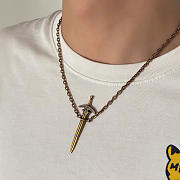 Okify Balenciaga Sword Necklace  - 3