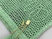 Okify Chloe Summer Banana Raffia Tote Bag In Green 33x37x2cm  - 6