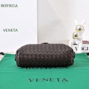Okify Bottega Veneta Small 1980 Dark Brown Bag 27x15x8cm - 5