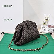 Okify Bottega Veneta Small 1980 Dark Brown Bag 27x15x8cm - 3