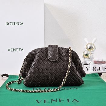 Okify Bottega Veneta Small 1980 Dark Brown Bag 27x15x8cm