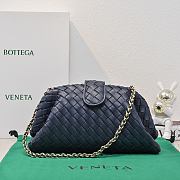 Okify Bottega Veneta Teen Lauren 1980 With Chain Bag In Dark Blue 31.5x16.5x11cm - 1