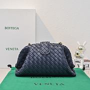 Okify Bottega Veneta Teen Lauren 1980 With Chain Bag In Dark Blue 31.5x16.5x11cm - 4