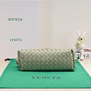 Okify Bottega Veneta Teen Lauren 1980 With Chain Bag In Light Green 31.5x16.5x11cm - 5