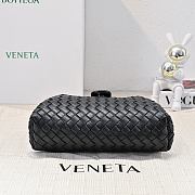 Okify Bottega Veneta Small 1980 Black Bag 27x15x8cm - 2