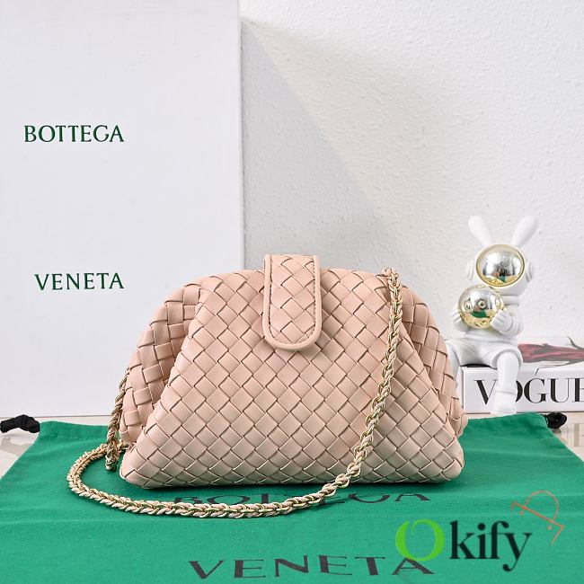Okify Bottega Veneta Small 1980 Light Pink Bag 27x15x8cm - 1