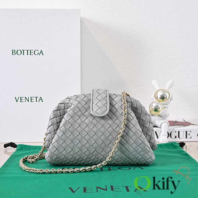 Okify Bottega Veneta Small 1980 Gray Bag 27x15x8cm - 1