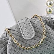 Okify Bottega Veneta Small 1980 Gray Bag 27x15x8cm - 6