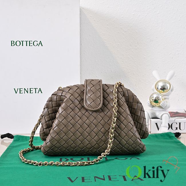 Okify Bottega Veneta Small 1980 Brown Bag 27x15x8cm - 1