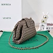 Okify Bottega Veneta Small 1980 Brown Bag 27x15x8cm - 5