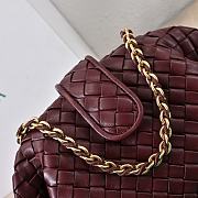 Okify Bottega Veneta Small 1980 Dark Red Bag 27x15x8cm - 6