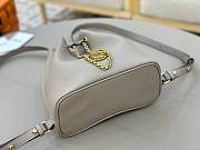 Okify Chloe Small Bracelet Backpack In Gray 22x20x10.5cm - 6