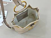 Okify Chloe Small Bracelet Backpack In Gray 22x20x10.5cm - 2