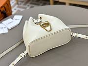 Okify Chloe Small Bracelet Backpack In White 22x20x10.5cm - 5