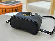 Okify Chloe Small Bracelet Backpack In Black 22x20x10.5cm - 6