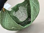 Okify Chloe Summer Banana Raffia Hobo Bag In Green 36x21.5x2cm - 4