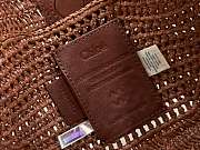 Okify Chloe Summer Banana Raffia Hobo Bag In Brown 36x21.5x2cm - 3