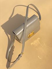 Okify Celine Triomphe Gray Bag 18.5x14x5cm  - 5