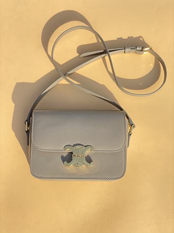 Okify Celine Triomphe Gray Bag 18.5x14x5cm 