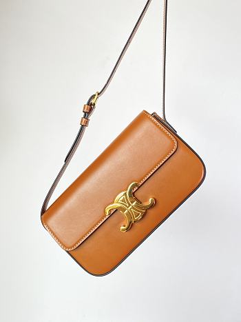 Okify Celine Triomphe Orange Bag 20x10x4cm