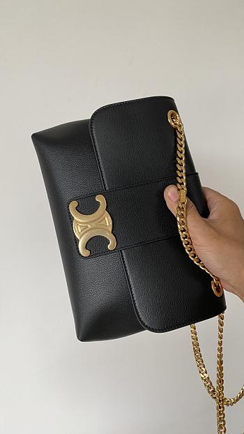 Okify Celine Victoire Black Bag 25x15x8cm 