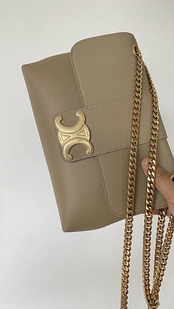 Okify Celine Victoire Beige Bag 25x15x8cm 