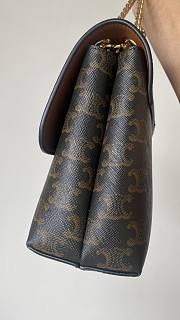 Okify Celine Victoire Bag In Triomphe Canvas 25x15x8cm  - 5