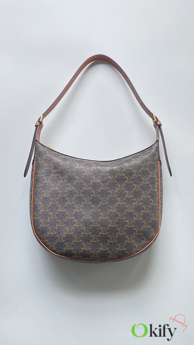 Okify Celine Heloise Bag In Triomphe Canvas 30x28.5x8cm - 1