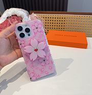 Okify Louis Vuitton Sakura Flowers Pink Phone Case  - 1