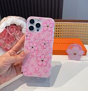 Okify Louis Vuitton Sakura Flowers Pink Phone Case  - 3