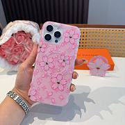 Okify Louis Vuitton Sakura Flowers Pink Phone Case  - 2