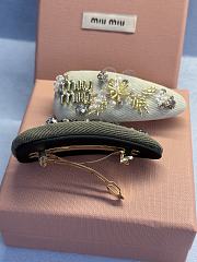 Okify MiuMiu A Pair Of Hair Clips 23521 - 4