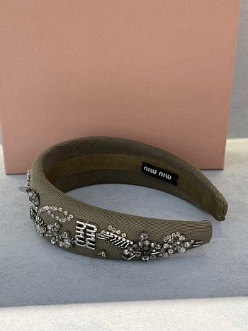 Okify MiuMiu Dark Green Headband 23522