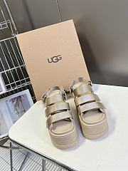 Okify UGG Beige Thick Sole Sandals EU35-40 - 3