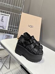 Okify UGG Black Thick Sole Sandals 11cm EU35-40 - 1