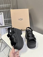 Okify UGG Black Thick Sole Sandals 11cm EU35-40 - 6