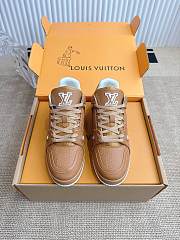 Okify Louis Vuitton Brown Sneakers EU35-45 1AHTTL  - 6