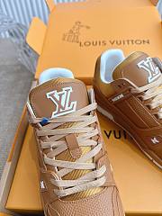 Okify Louis Vuitton Brown Sneakers EU35-45 1AHTTL  - 4