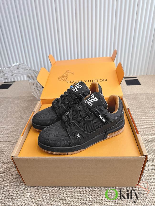 Okify Louis Vuitton Black Sneakers EU35-45 1AHTSW - 1