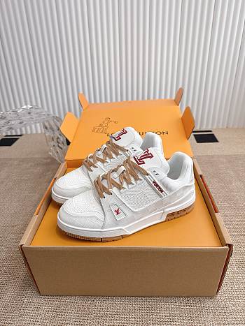 Okify Louis Vuitton White Sneakers EU35-45 1AHTSD