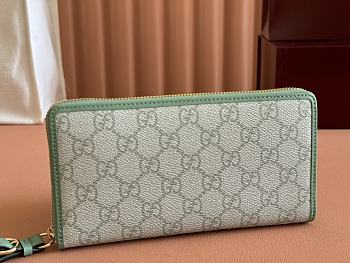 Okify Gucci Emblem Green Wallet 19x10x2.5cm