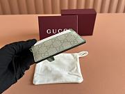 Okify Gucci Emblem Green Card Holder 10x7cm - 3