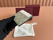Okify Gucci Emblem Green Card Holder 10x7cm - 2
