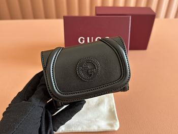 Okify Gucci Blondie Wallet In Full Black 11x9cm 