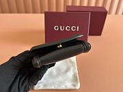 Okify Gucci Blondie Wallet In Full Black 11x9cm  - 6