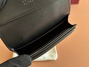 Okify Gucci Blondie Wallet In Full Black 11x9cm  - 4