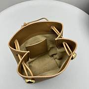 Okify Loewe Pebble Pouch Bag In Brown Oak 23x19x8cm  - 4