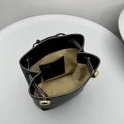 Okify Loewe Pebble Pouch Bag In Black 23x19x8cm  - 5